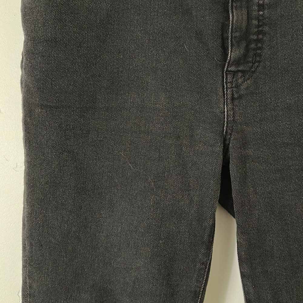 Madewell size 30 kick out crop in washed black - Picture 3 of 6